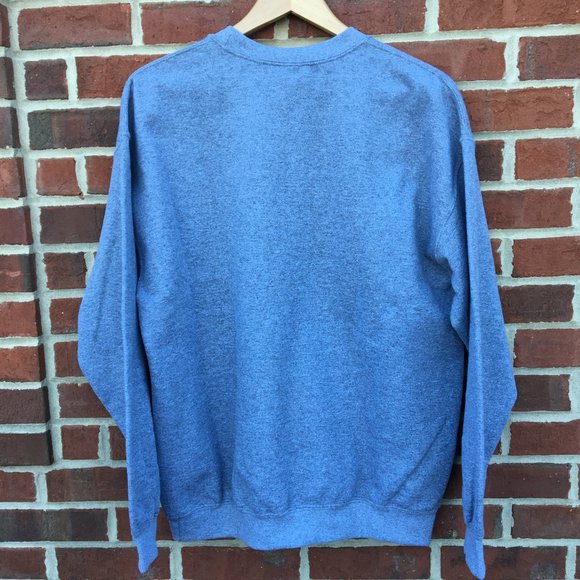 Yahoo Spellout Chenille Letters Sweatshirt Adult Large Gray - Picture 4 of 9